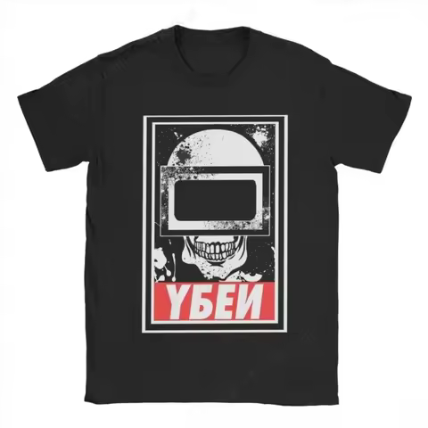 Vintage Escape From Tarkov Tagilla Helmet T-Shirt for Men O Neck Cotton T Shirt Short Sleeve Tee Shi