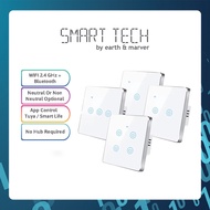 (Local Stock) Smart WIFI Switch / Tuya Smart Home device / Smart Light Switch / No Neutral / Relay