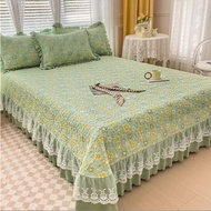 3-Piece Quilt Set with Pillow Shams, Soft, Lightweight and Reversible, Ellispe Quilted Bedspread/Coverlet/Bed Cover