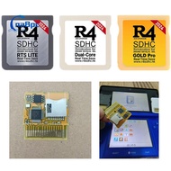 CnaBpc 2024 NDS R4I SDHC TF Card Gold Pro Video Game Card - Gold White Silver  Memory Card
