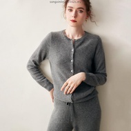 ECINOS - Jennie Hairy Wool Knitted Cardigan | Women's Tops | Women's Cardigan