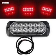 {Mulstore} 2X Rear Red Fog 12 Led Lamp Light 12v~24v  For Truck Car Van Bus Cab
