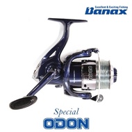 Banax Odon 2000 Special Ultralight Spool Spinning Reel Fishing Reel Includes Fishing Line Bass Carp Rockfish Squid Octopus