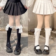 annacny Japanese Style Bow Tie Stockings Lolita Cute For Women Short And Long S42
