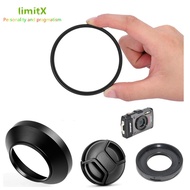 Protection UV Filter Metal Lens Hood Cap Adapter Ring For OM-SYSTEM TG-7 TG7 Olympus TG-6 TG-5 TG-4 