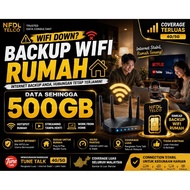 SIMKAD BACKUP WIFI RUMAH 4G/5G | Hotspot Rumah | Data Sehingga 500GB