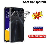 ASUS Zenfone 5 ZE620KL X00QD Anti-yellowing Washable Slim Fit Transparent Rubber Crystal Clear Flexible Soft TPU Silicone Jelly Case Back Cover