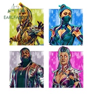 EARLFAMILY 13cm Jax Briggs D'Vorah Kitana Sindel Mortal Kombat Arcade Game Car Sticker Waterproof Wi