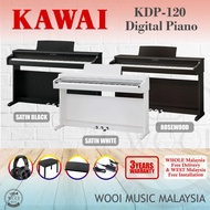 Kawai KDP120 Digital Piano 88 Keys (Free Bench &amp; Headphone) - Black / Rosewood / White