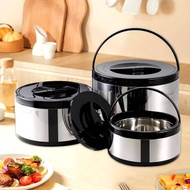 ชุดหม้อเก็บอาหารสแตนเลส มีฝาปิดความร้อนกล่องอาหารกลางวันสแตนเลส304💕💕