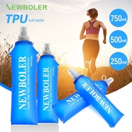 water bottle New Style 250ml500ml750ml Foldable Water Bottle Portable Sports Soft Water Bottle Marat