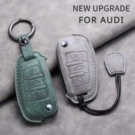 Car Key Case Cover Protector Shell Bag for Audi A1 A3 A4 8P 8L 8V A5 B6 B7 A6 A6L A7 C5 C6 Q2 Q3 Q5 