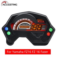 Digital Motorcycle Speedometer LCD Display 10000 RPM Tachometer Dashboard Gauge For Yamaha FZ16 FZ 16