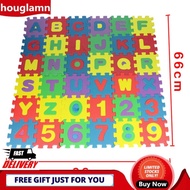 Houglamn ABC Alphabet Foam Mat  Number Puzzle Play for Nursery Room