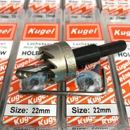 MATA KUGEL HOLE SAW HSS IRON 22 mm - HSS IRON DRILL BIT Original 