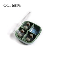 DD ddHiFi ST35 Silicone Eartips, S/M/L 3 Pairs(6pcs) D-Tips In-ear Earbuds Provided with the Storage