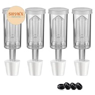 Fermentation Lids Airlock Kit with 6Stopper,Air Locks Fermentation Airlock Beer Wine Kombucha Brewin