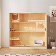 Pet Cat House House Deluxe Cat Litter Cat House House Household Cat House Cabinet Indoor Cat Castle 