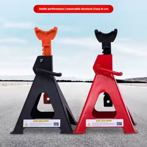 Heavy Duty Lifting Jack Axle Stands 6 Ton for Car Van Caravan Garage Workshop Steel Robust Construct