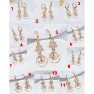 Long Earrings Light Gold 15% (9.9 grams)
