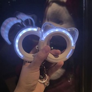 2026 Kpop ITZY Mini Light Stick Keychains Creative Laser Lights Keyring Bag Pendant LightStick Key T