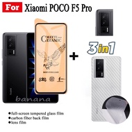 3 in 1 Xiaomi Poco F5 Pro Ceramic frosting film for Poco F5 X5 X4 Pro 5G M5 M4 M3 Pro 5G Xiaomi Mi 12 11 Lite 12T 11T Pro Camera Lens and Screen Protector and back film