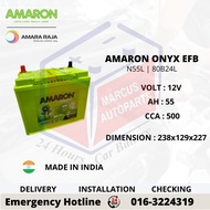 AMARON ONYX EFB N55L | 80B24L AUTOMOTIVE CAR BATTERY