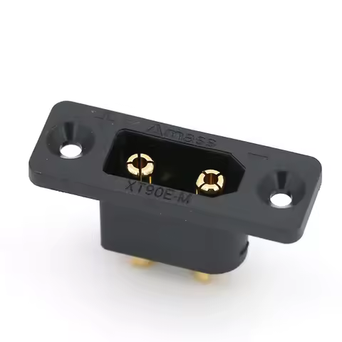 Black XT90E-M Battery Connection Plug Gold-Plated Male Connector DIY Connecting Parts for XT90 RC Ai