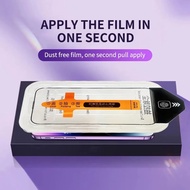 2PCS 8K Dust Free Glass For POCO X6 F6 Pro X5 X4 M4 Pro 5G GT C65 F5 F3 F4 HD Oleophobic Coating Scr