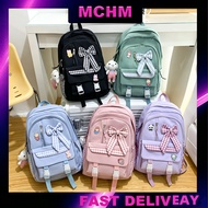 Lightweight coquette backpack Korean style bagpack  waterproof cute school bag girl