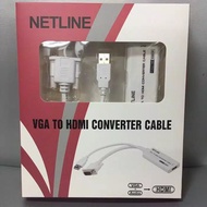 NETLINE Converter VGA to HDMI VGA to HDMI Converter/