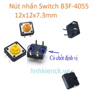 (5 pieces) Switch Push Button B3F-4055 (12x12x7.3mm)