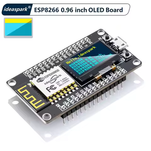 NodeMCU ESP8266 Development Board with 0.96‘’ OLED Display,CH-340,ESP-12E WiFi Module,Micro USB for 