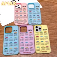 Fashion 2026 Calendar Phone Casing For VIVO Y01A Y03T Y3S Y12 Y17 Y11 Y15A Y20S Y21S Y33S Y33T Y27S 