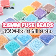 96 Colors 2.6mm Perler Beads 1000pcs Refill Pack 2.6MM Small Fuse Beads for DIY Pixel Art