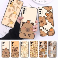 Realme 3 5 6 7 8 Pro 5i 5s Q 6i 7i Compatibility TPU Phone Cases Soft protective cover Cute capybara