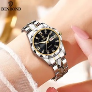 Jam Tangan Wanita Terbaru 2025 Luxury Mewah Orginal Bindbond Tahan Air Rantai Stainless Steel Anti K