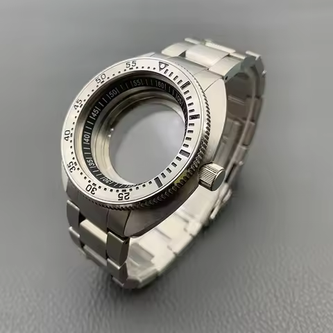 44mm Mod 6105 6309 Turtle Abalone Watch Case and Bracelet Sets Fit NH35 Movement Watch Case and 22mm
