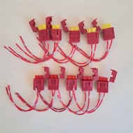 [10 Pcs] Large Fuse Box + Plug-in Fuse - Ceramic Fuse Box Karisma Ceramic Fuse Socket