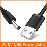 USB A Male to 2.0 2.5 3.5 4.0 5.5mm Connector 5V DC Charger Power Cable Cord