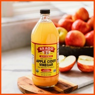 Bragg Organic Apple Cider Vinegar 50mL Cuka Epal Bragg 50mL Apple Cider Vinegar Mother