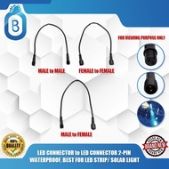 LED CONNECTOR to LED CONNECTOR 2-PIN WATERPROOF, BEST FOR LED STRIP