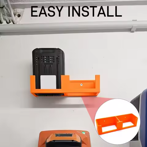 Portable Battery Base Bracket Wall Mounted Battery Holder For 2 Stihl Batteries AP AP100 AP200 AP300
