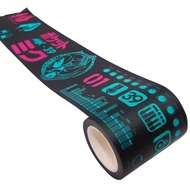 Snow Hatsune Merchandise Tape Hand Tear Sticker Handbook Notebook Luggage Sticker Hand Tear diy Deco