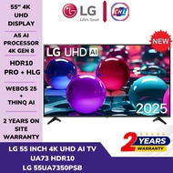 LG 55UA7350PSB 55 INCH 4K UHD SMART TV (2025)