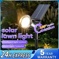 Spotlight Led Solar lawn Lamp IP67 waterproof outdoor 18 LED variable light solar fence wall garden 