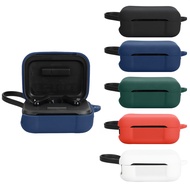 For Anker SoundCore P41i Silicone Earphone TPU Protective Case Anti-drop Cover With Anti-Lost Buckle