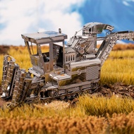 3D Metal Puzzle Art Model Agricultural Machinery Sugarcane Harvester Model KITS Assemble Jigsaw Puzzle Gift Toys For Children