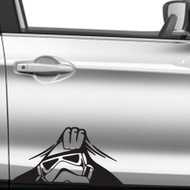 Unique Car Sticker Promo Storm Trooper Peak - White Limited