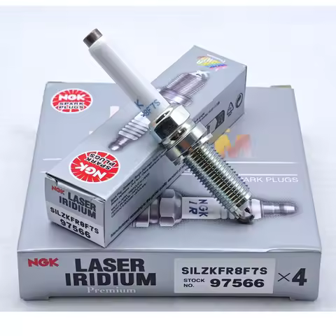 NGK Laser Iridium High Ignitability Spark Plug SILZKFR8F7S 97566 for Mercedes-Benz A C CLA CLS E GLC